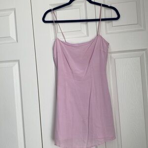 Mini light purple dress